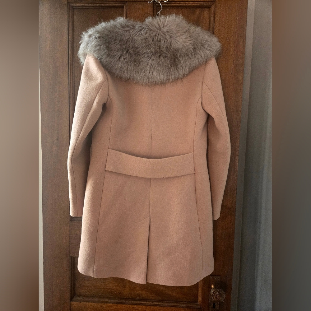 Kate Spade Peacoat with Faux Fur Collar - Picture 5 of 5